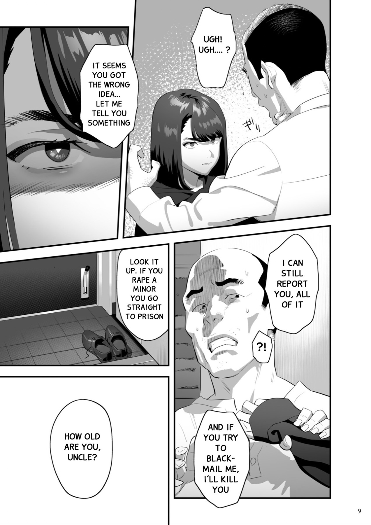 Hentai Manga Comic-Getting Threatened By The Schoolgirl Next Door-v22m-v22m-v22m-Read-8